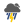 Thunderstorms Snow Icon 24x24 png